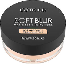 Catrice Soft Blur Матираща Фиксираща Пудра #002-absolute Прозрачна 8 г
