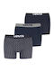 Herren Boxershorts Blue mit Mustern 3Packung