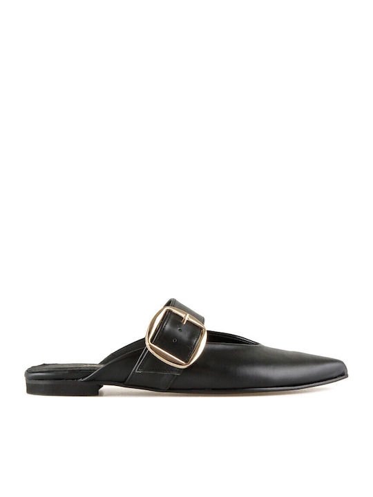 Mules with Heel in Black Color