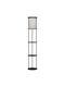 HomCom Floor Lamp Black