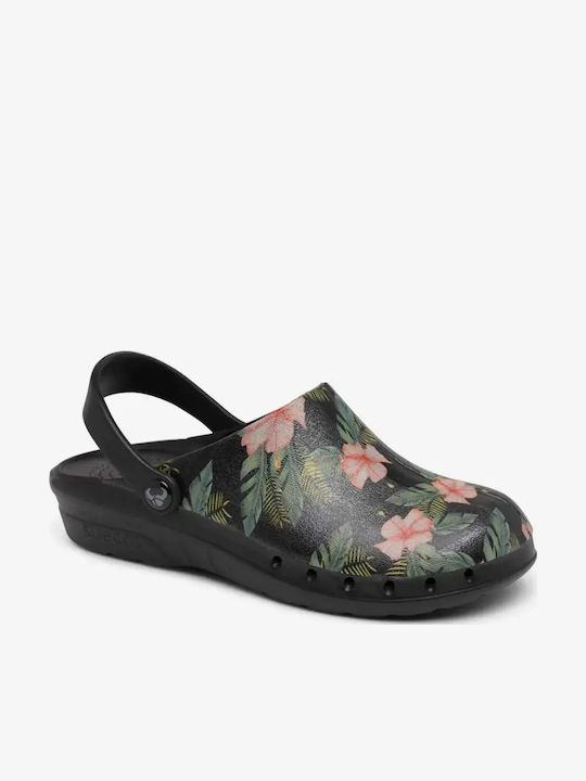 Suecos Oden Women's Anatomic Clogs Black