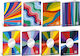 Blasetti Heft Mathe (Quadratische Box) A4 40 Blätter 1Stück (Μiverse Farben)