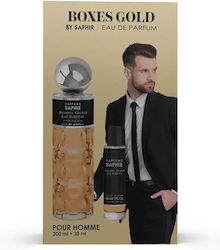 Saphir Gold Boxes Männer Duftset mit Eau de Parfum 2Stücke Saphir Gold Boxes Männer Duftset mit Eau de Parfum 2Stücke