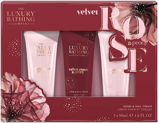 Grace Cole Velvet Rose & Peony Skin Care Set for Moisturizing 3pcs