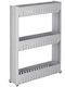 Troler De Bucătărie Din Plastic Cu 3 Locuri Gri 54x13x70cm