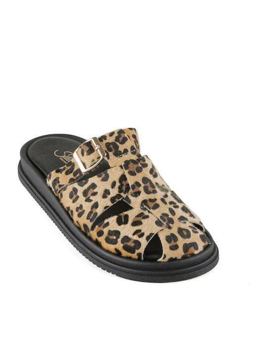Silia D Leather Women's Flat Sandals Flatforms