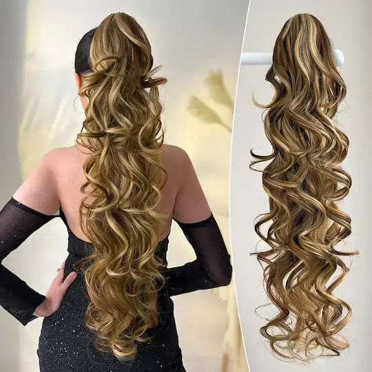 Extension με Clip σε Ανοιχτό Καστανό Χρώμα Light Brown 70cm