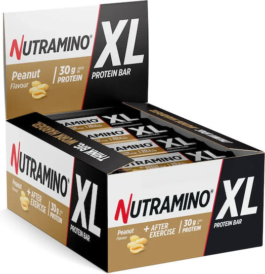 Nutramino XL Μπάρες με 30gr Πρωτεΐνης & Γεύση Chocolate Peanut 16x74gr