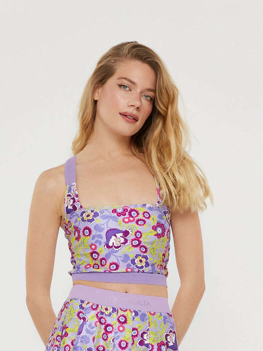 Дамски Crop Топ Многоцветен