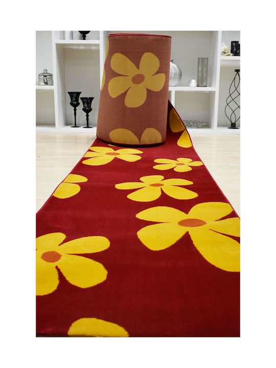 Sprintzio New York 1281/47 Teppich Rechteckig Synthetisch,Polyester/Cotton/Leather Red-yellow