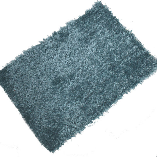 Eurofil Lorenza 6009 Teppich Rechteckig Synthetisch,Polyester/Cotton/Leather Light Blue