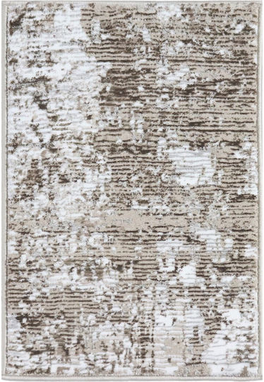 Eurofil Teppich Rechteckig Synthetisch,Polyester/Cotton/Leather Ivory/brown
