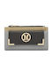 Leather Women's Wallet Classic Gray