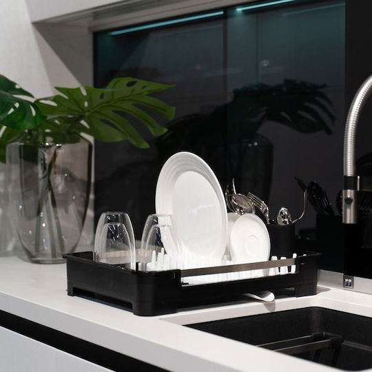 Vialli Design Отцедник За Мивка От Пластмаса Черен
