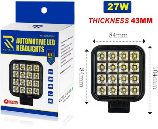 Rchang Led Προβολεας Εργασιας 27w W16729-8-1