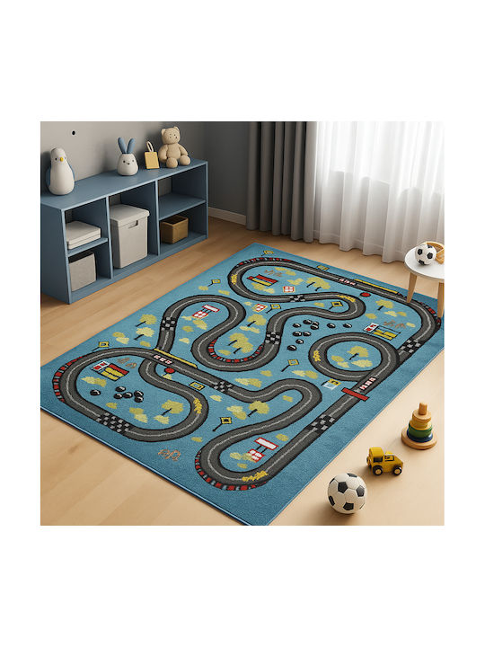 Saray Home City Adventure Kids Rug White 80x150cm Rug-Mat