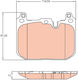 TRW GDB2137 Brake Pad Set Disc Brake