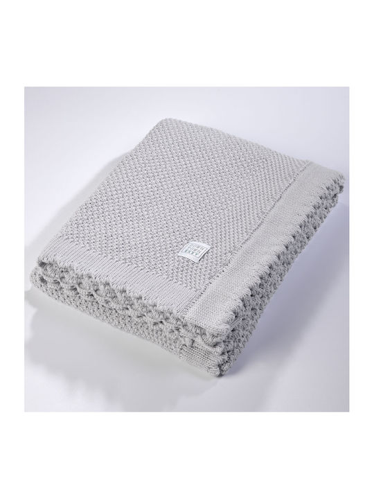 Down Town Home Blanket Cot Gray 90x120cm