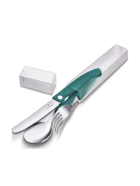 Victorinox Swiss Classic Cutlery Set Stainless Green 3pcs