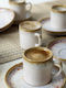 Aithrio Set Căni Maro De ceramică 110ml 12buc