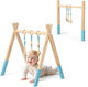 Costway Holz Baby-Spieldecken und -Gyms Aktivitätszentrum für 3+ Monate