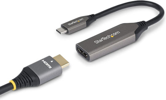 StarTech 112B-USBC-HDMI21 Конвертор UHF мъжки към HDMI женски Сив