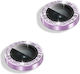 Tempered Glass Glitter Camera Protector for iPhone 16 16 Plus Lilac