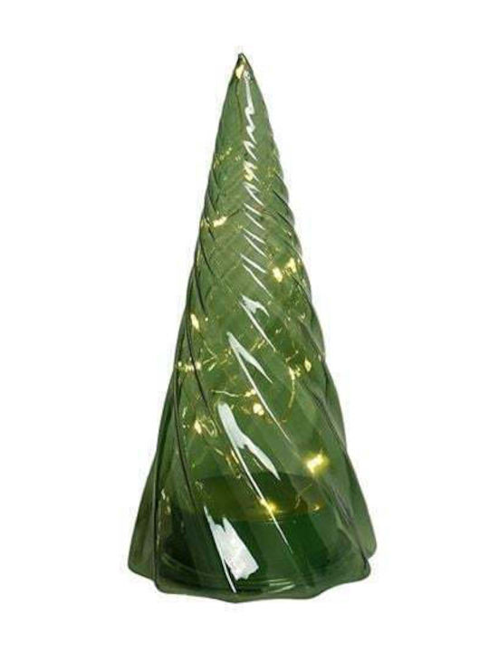 Weihnachtsdekorationen mit Bäumen Glas Grünes Mit LED-Lichtern Vilma Sirius 19cm