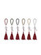 Tatu Moyo Handmade Hanging Lucky Charm Basin Wrench Silver 2026 16cm 6pcs (Various Colors)