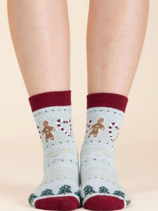 Noidinotte Gingerbread Christmas Socks Mint