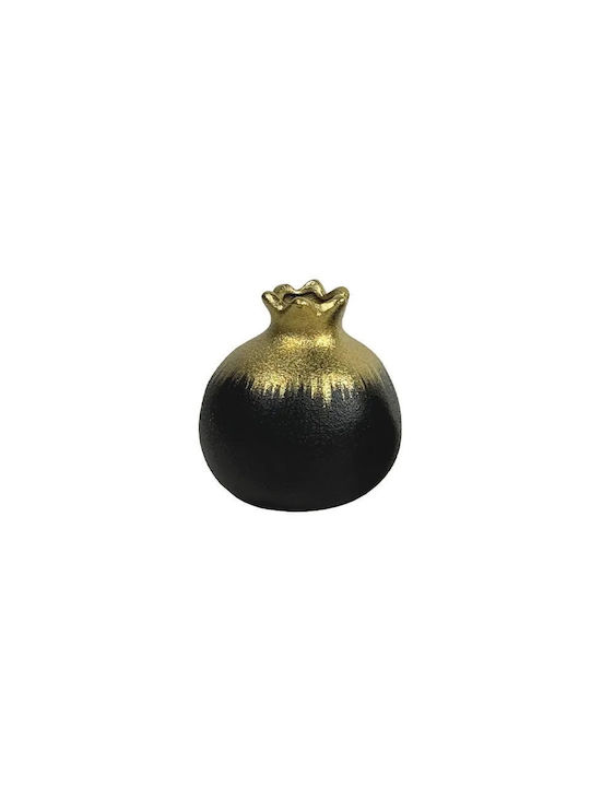 Marhome Tabletop Lucky Charm Pomegranate Black Ceramic 1pcs