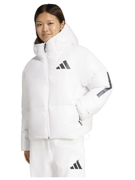 Z.n.e Jachetă de femei Puffer Waterproof Alb