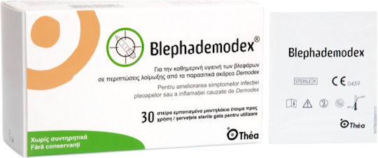 Thea Pharma Hellas Blephademodex Eye Patches White 30 Pieces