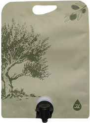 Stand Up Pouch Packaging Bag 3 Liters Green