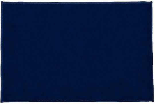 Kleine Wolke Бански килим Правоъгълена Velvet 9218750433 Син 50x60бр