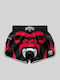 Wicked1 Men's Kick/Thai Boxing Shorts Black