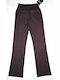 Jogginghose Ausgestellt Dark Maroon