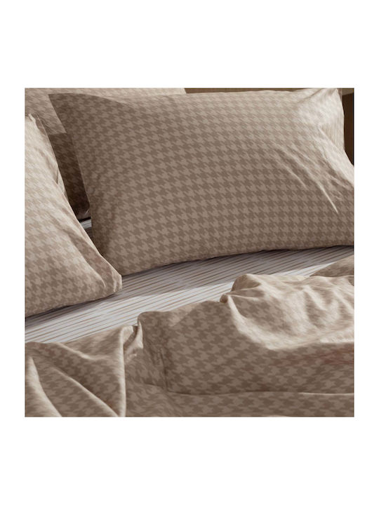 White Fabric Bettbezug Baumwolle Einzelbett 170...