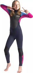 C-Skins Steamer Kids Jumpsuit Wetsuit with Zip Purple C-Skins Steamer Kids Jumpsuit Wetsuit with Zip Purple