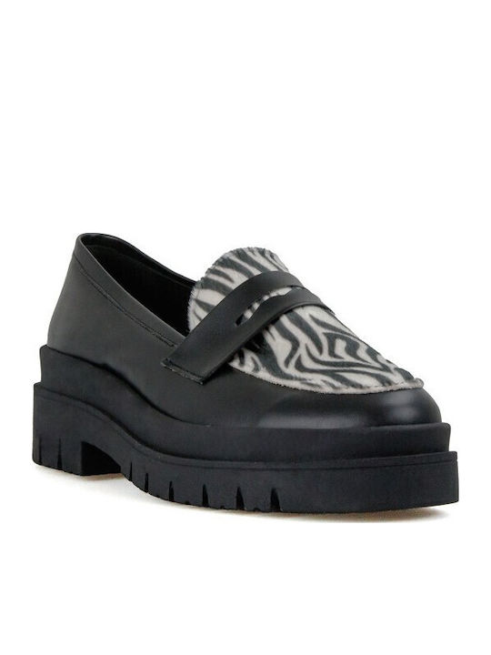 Silia D Damen Loafers in Schwarz Farbe