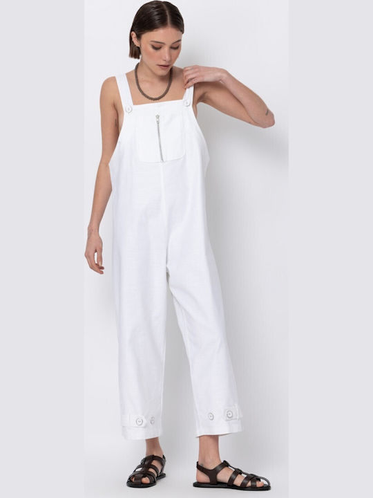 Salopetă de Damă White