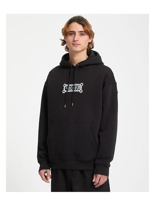 Sweatshirt mit Kapuze Schwarz