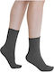 Celestino Women's Thermal Ribbed Socks 500den Anthracite