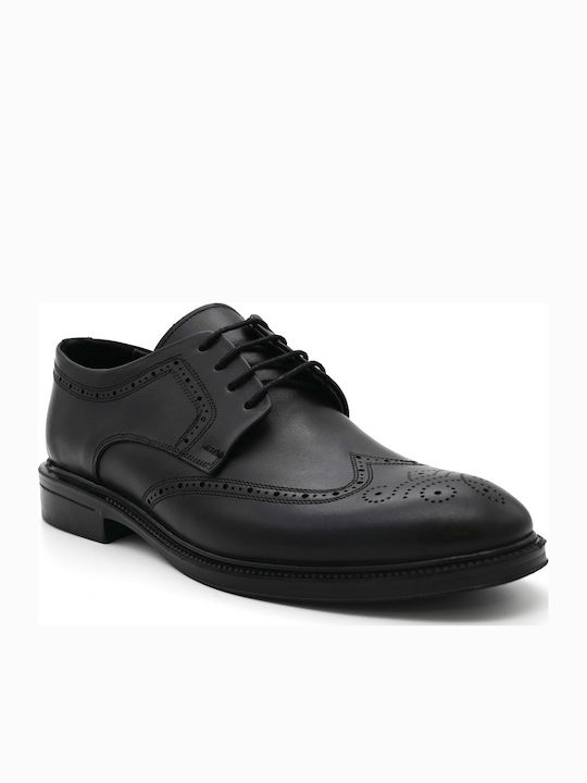 Δερμάτινα Ανδρικά Oxfords Μαύρα