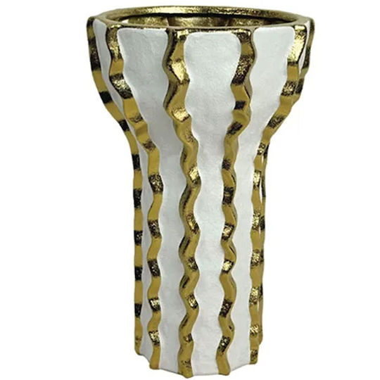 Marhome Dekorative Schüssel Keramik Weiß 25.4x25.4cm 1Stück 15-50151