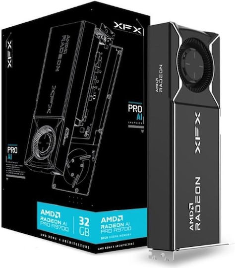XFX Radeon AI Pro R9700 32GB GDDR6 Κάρτα Γραφικών