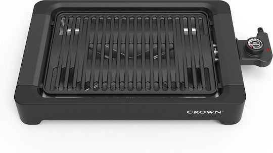 Crown Tabletop Electric Grill Grill 1000W with Adjustable Thermostat 30cmx20cmcm