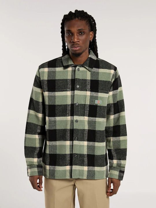 Dickies Μακρυμάνικo Overshirt Khaki, Black