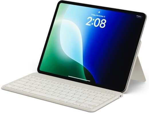 Satechi Kabellos Bluetooth Nur Tastatur für Tablet Englisch US Beige
