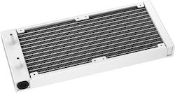 Deepcool LQ240 WH Wasserkühlsysteme AIO CPU mit 1 Lüfter 120mm und ARGB Beleuchtung Weiße